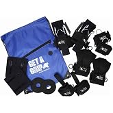 Gym Pack Deluxe - Weightlifting Gripping Aids - for Reduced Hand Function