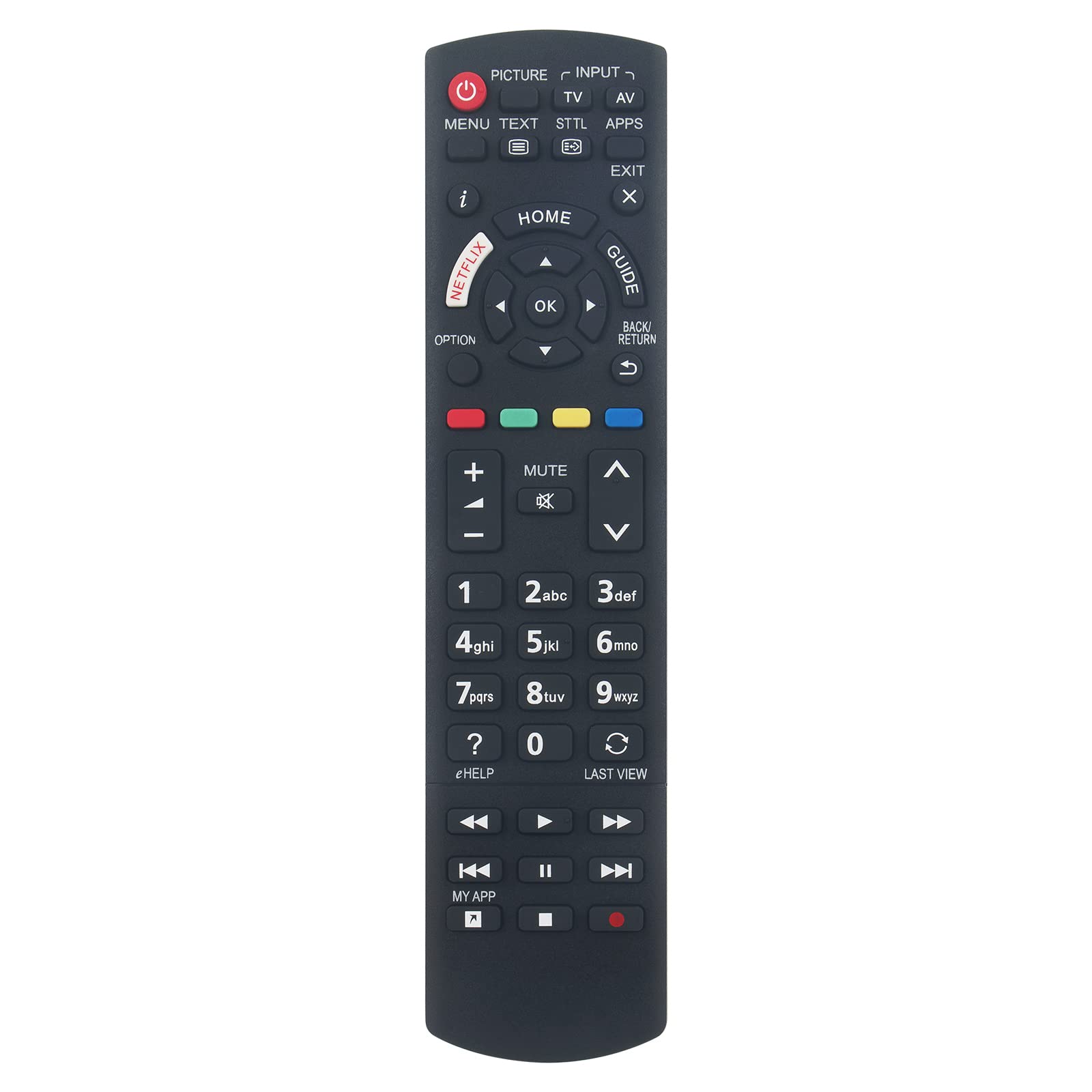VINABTY New N2QAYB001180 Remote Control Replacement N2QAYB001180 TV Replace Remote Control fit for PANASONIC Smart LED FHD UHD TV N2QAYB001211 N2QAYB001181 N2QAYB001180 Remote Controller