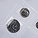 Clear Plastic Coin Pocket Page Protectors Coin Collection Holders Storage Sheets (20, 30 and 42 - Pocket Pages), 6 Counts by Shxstore