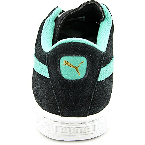 electric green suede pumas