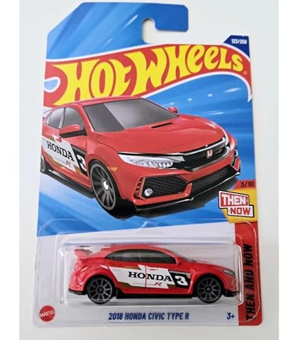 Hot Wheels Honda Civic Si 100% 1:64 Scale : Amazon.ca: Toys
