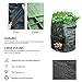 TEEL Potato Grow Bag 2 Pack 10 Gallon Garden Planting Grow Bags with Access Flap and Handles for Potato, Carrot, Onion,Tomato and Flower,Outdoor/Indoor Vegetables Container Bagsthumb 3