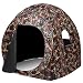 Tangkula Hunting Tent Portable Hunting Blind Pop Up Ground Blind 2-3 People Camo Waterproof with Backpack Hunting Enclosure primary