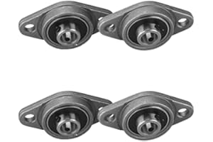 XIAOSHI 4pcs 8mm Bore Inner Horizontal Ball Mounted Pillow Block Insert Bearing