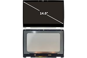 FIRSTLCD Screen Replacement for HP Chromebook X360 14B-CA 14B-CA0013DX 14B-CA0023DX 14B-CA0010NR 14B-CA0036NR 14B-CA0061WM 14B-CA0645CL L77984-001 L73304-001 LCD Display Touch Screen 14" 1366x768
