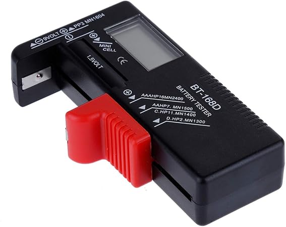 Anpro Testeur De Piles Universelaaa Aa Batterie Testeur De 1 5v 9v Bouton Testeur Numerique Affichage Digital Pas Besoin De L Alimenter Par Pile Dediee S Auto Alimente Avec Pile Batterie En Test Amazon Fr High Tech