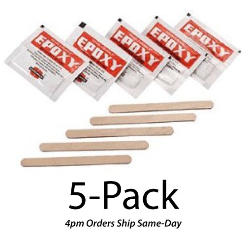 Hardman Double Bubble Red Extra Fast Setting Epoxy (3-5 minute) - 5 Packs (#04001)