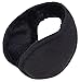 Verabella Ear Muffs Foldable Breathable Winter Earmuff Ultra-Soft Plush Faux Fur Ear Warmers for Men Women Winter Accessory Outdoors Earmuffs, Black