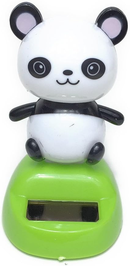 Amazon ゆらゆらソーラー パンダ 太陽の光をあてるとゆらゆら動くよ 癒し系 ソーラートイ車の置物に おもちゃ おもちゃ