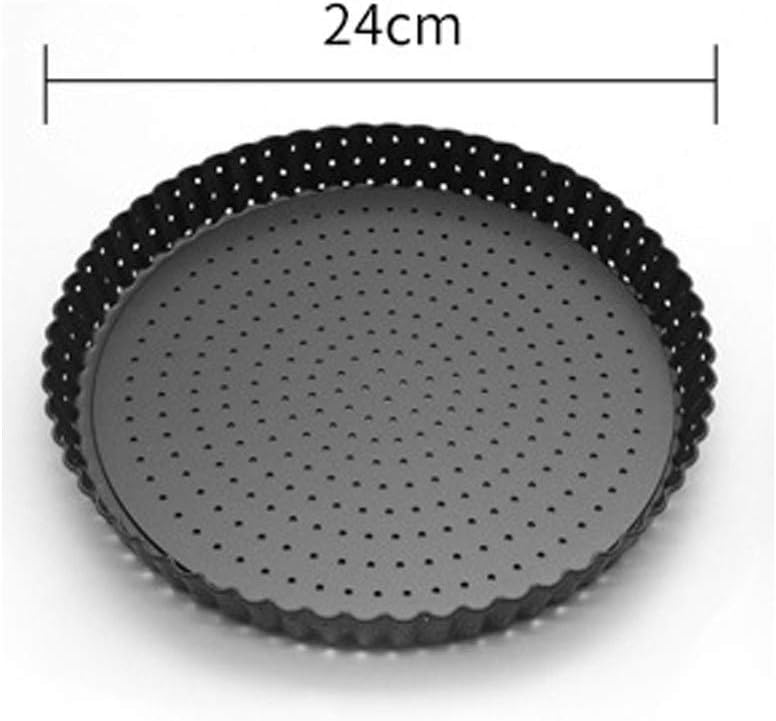 Steel Perforated Pizza Crisper Round Pan with Coating L Non Stick Pizza