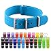 Clockwork Synergy Classic Nylon Nato watch straps bands (20mm, Electric Blue)