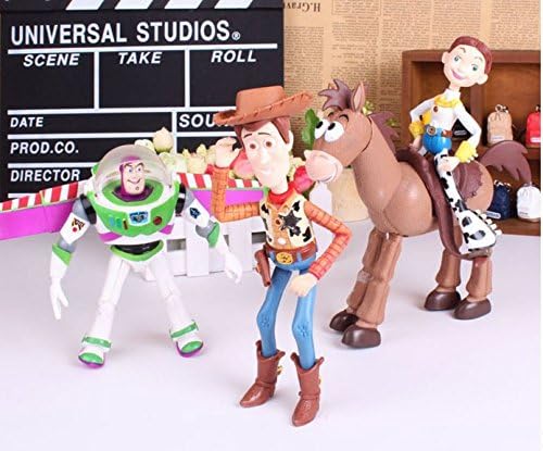 4pcs/set Toy Story 3 Buzz Lightyear Woody Jessie PVC Action Figures Toys Dolls Child Toys