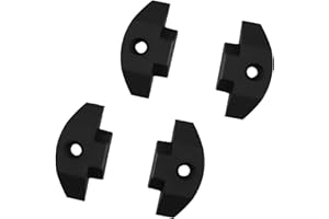 VanEssential L-Track Venture Track Plastic End Cap - Floor Recessed Deep and Shallow - 4 Pack