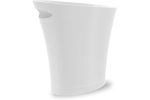 Umbra Skinny 2 Gallon Trash Can – Sleek & Stylish Bathroom Garbage Can, Small Garbage Can, Waste Basket for Small Spaces at H