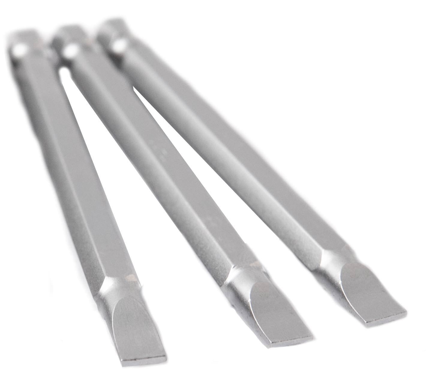 CLAS Equipements 3 x Flat Checked Screwdriver Bits 4 mm L.89 mm - OS 1013