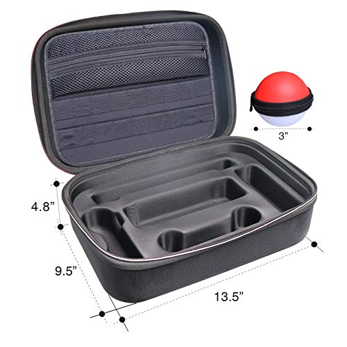 image for ARUNNERS Black NINTENDO SWITCH CASE Carrying Travel Storage Bag Hard S