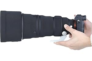 CHASING BIRDS Camouflage Waterproof Lens Coat for Sony FE 300mm F2.8 GM OSS Rainproof Lens Protective Cover (Classic Black)