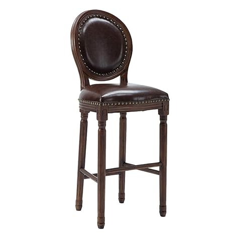 Amazon Com Wff Chair 30 Inch Round Solid Wood Bar Stool 2
