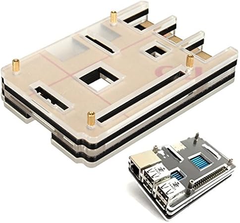 ROUHO Caja De Caja Shell Carcasa para Raspberry Pi 2 Modelo B & Modelo B+: Amazon.es: Hogar