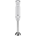 New House Kitchen Immersion Hand Blender 2 Speed Stick Mixer with Stainless Steel Shaft & Blade, 300 Watts Easily Food, Mixes