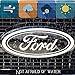 JYMAOYI Ford Emblem Front Grille Emblems 9