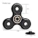 FEIFAN Tri Fidget Hand Spinner, Ultra Fast Bearings, Finger Toy, Great Gift for ADD, ADHD, Anxiety, and Autism Adult Children(Black)