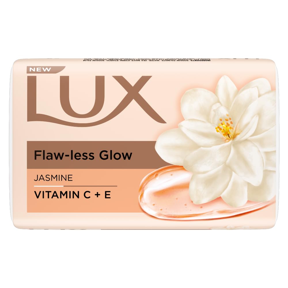 Lux Jasmine & Vitamin E Beauty Soap for Glowing Skin Mega Pack 3x150 g