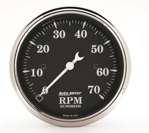Auto Meter 1798 Old Tyme Black Electric Tachometer