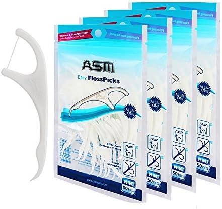 Dental Flosser European Stick Floss (200 pack)superfine Toothpicks Stick Floss Interdental Brush
