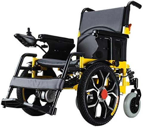 ENVIGF Foldable Electric Power Wheelchair, Front-Wheel Drive Power Chair,Lightweight Electric Wheelchair Portable Medical Scooter For Disabled And Elderly Mobility,Frontwheeldrive~12A