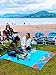 Aurum Brand Outdoor Beach Mat | Compact Pocket Blanket | 55″ by 71″ | Portable Lightweight Camping tarp | Water-Resistant Picnic Blanket | Unique Design | Sand Proof Mat for Hiking, Travel, Sportsthumb 3