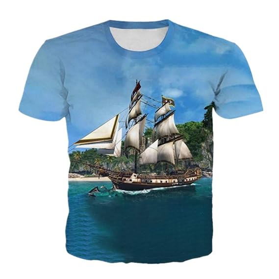 t shirt collo largo uomo