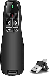 VOVIGGOL USB & Type-C 2 in 1 Wireless Presenter Clicker 2.4GHz PPT