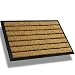 Extra Durable Striped Front Door Mat Outdoor - Rubber Doormat Indoor - Non-Slip Doormat Rug (30 x 18) Back Front Doormat - Welcome Mat - Easy Clean Outdoor Doormat - Door Mat Outside Inside