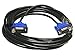 Importer520 Blue Connectors HD15 Male to Male SVGA VGA Long Video Monitor Cable for TV Computer Projector (15 Feet)