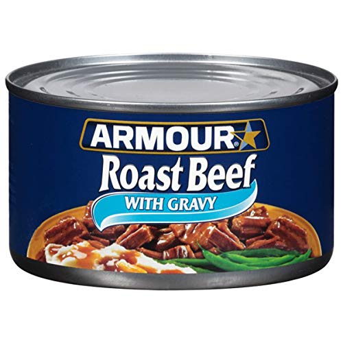 Armour Star Roast Beef With Gravy, Canned Meat, 12 Oz, Pack of 1