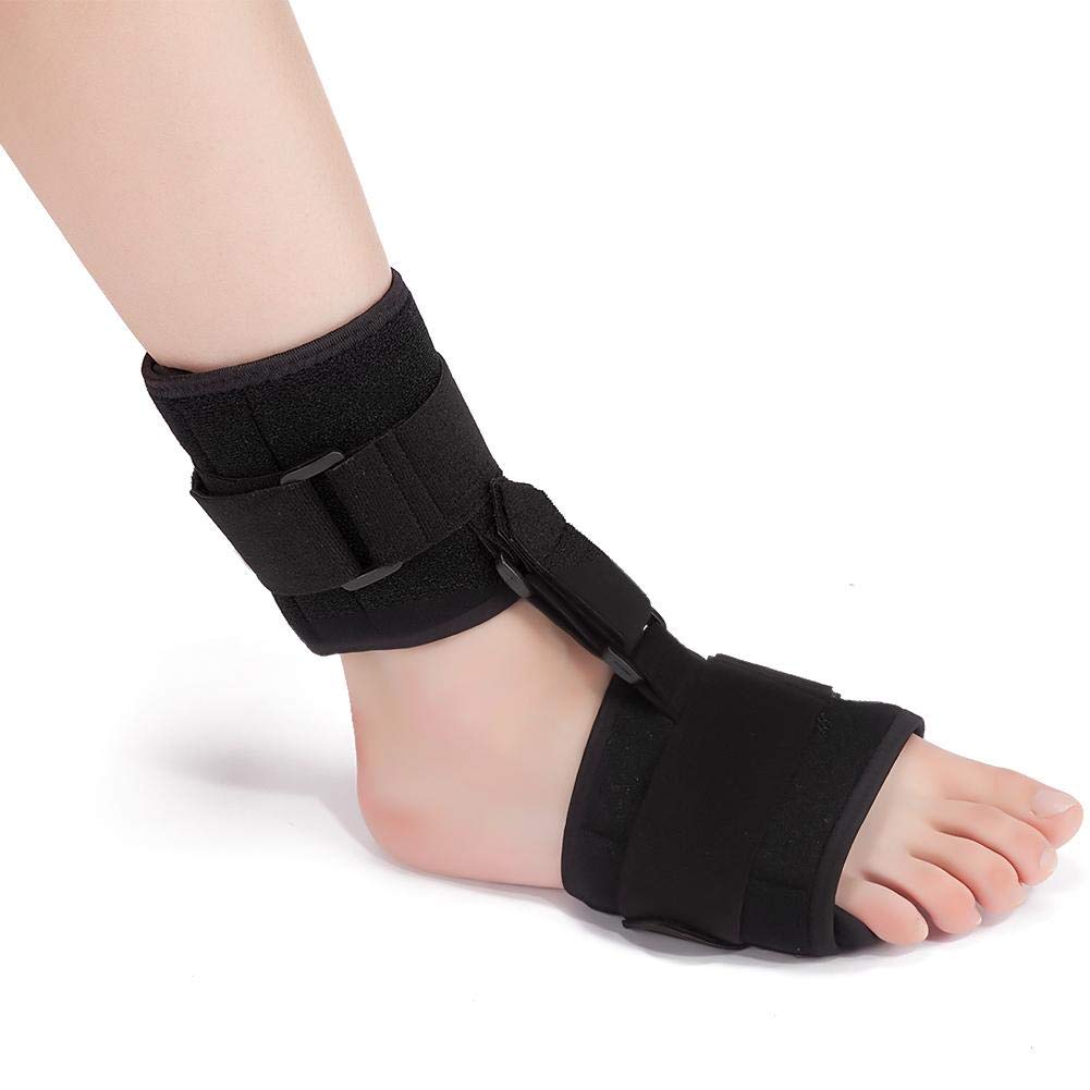 Adjustable Foot Drop Brace, Orthosis Ankle Correction Dropfoot Brace Unisex Arch Support Protection for Both Right/Left Foot Prevent Dragging