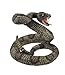 Striking Diamondback Rattlesnake Snake Statue Figurine by Private Label