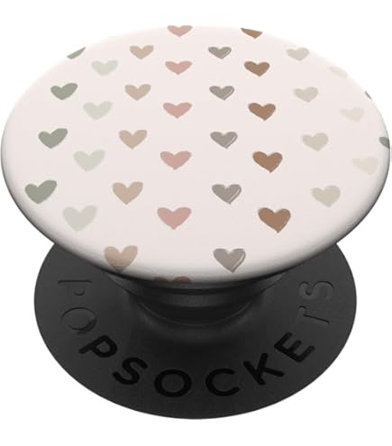 Cute Geometric Heart Shape Hunter Green Design PopSockets PopWallet For MagSafe - View #5