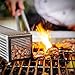 Pellet Smoker Tube - 12” 304 Stainless Steel for Cold or Hot Smoking Wood Pellet Tube Smoker, Work with All Grills or Smokers, Square