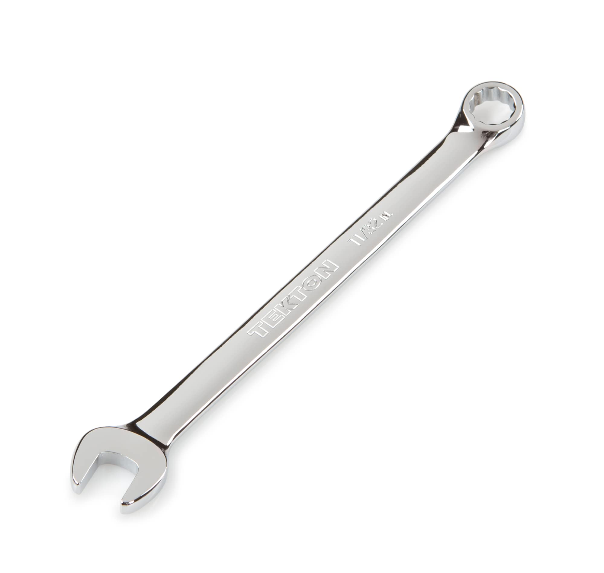 TEKTON 18254 Polished Combination Wrench, 11/32-Inch