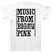 The Band Music From Big Pink Print Men's Fitted Cotton Shirt