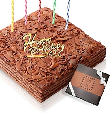 Amazon 誕生日ケーキ バースデーケーキ チョコレートケーキ 冷蔵便 冷 ボヌール カレ 誕生日 ケーキ ギフト チョコレート 13時までのご注文で即日出荷可能 お菓子屋フランソワ ケーキ 洋菓子 通販