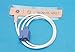 6pcs Compatible Disposable SpO2 Sensor Pulse Oximetry Probe Adult/Neonate for Nellcor Oximax MAX-N