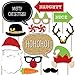 Big Dot of Happiness Christmas Party - Photo Booth Props Kit - 20 Count primary