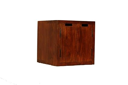 Wood Mount Raj Expo Handmade Wooden Storage Cube Box For Home