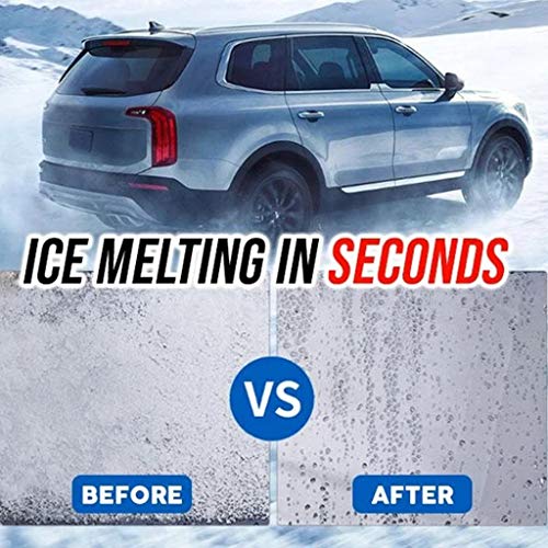 ☀ Dergo ☀Deicing spray,Deicing agent glass spray defrosting Windshield Windows Wipers Spray 100ml