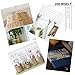 Fuyit 3 Pack Natural Jute Twine, 3Ply 900 Feet Arts Crafts Jute Rope String Cord, Light Duty Industrial Packing String for Gifts, Festive, Gardening