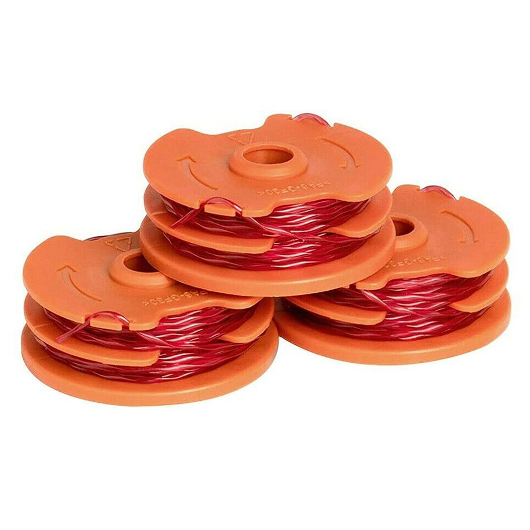 Chuancheng 3Pcs Spool Line WX100 For McGregor MET6032 MET4530 MET3525 Worx WG119E Strimmer