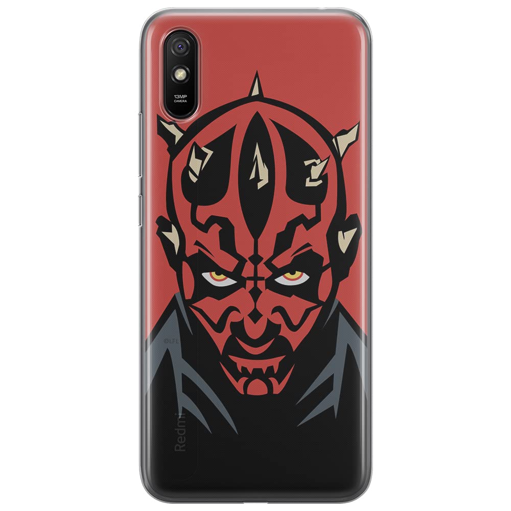ERT GROUP mobile phone case for Xiaomi REDMI 9A original and officially Licensed Star Wars pattern Darth Maul 004 optimally adapted to the shape of the mobile phone, case made of TPU